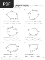 Grade 8 Angles Exam Questions | PDF | Triangle | Triangle Geometry