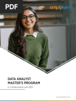 Data Analyst Masters Program