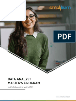 Data Analyst Master’s Program 2020