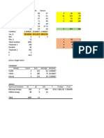 Groups Count Sum Average Variance