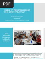 UNIDAD II Habilidades Sociales DI
