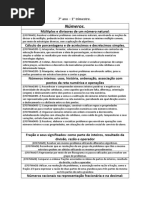 7° Ano - Plano de Estudos 2020