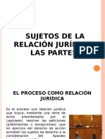 Partes y sujetos procesales