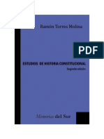 Estudios de Historia Constitucional Segunda Edicion Ramon Torres Molina PDF