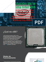 Evolución de La Familia Intel x86