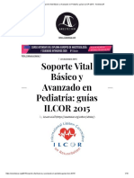 Soporte Vital Básico y Avanzado en Pediatrí - A - Guí - As ILCOR 2015 - AnestesiaR