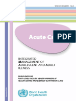 WHO IMAI Acute - Care PDF