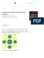 Hazard, Hazid, Hazan and Hazop - Part of Safety and Risk Management - IspatGuru PDF