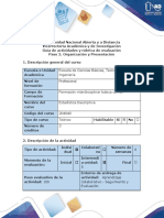 Guía de Actividades y Rúbrica de Evaluación - Paso 2- Organización y Presentación