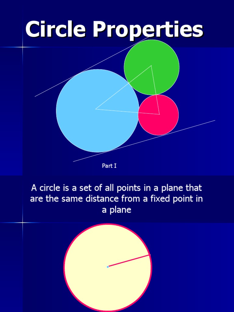 Circle Properties and Theorems | PDF | Circle | Geometric Objects