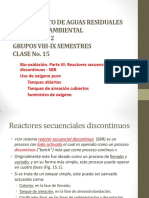 15 - Bio-Oxidación. Parte III. Reactores Secuenciales Discontinuos