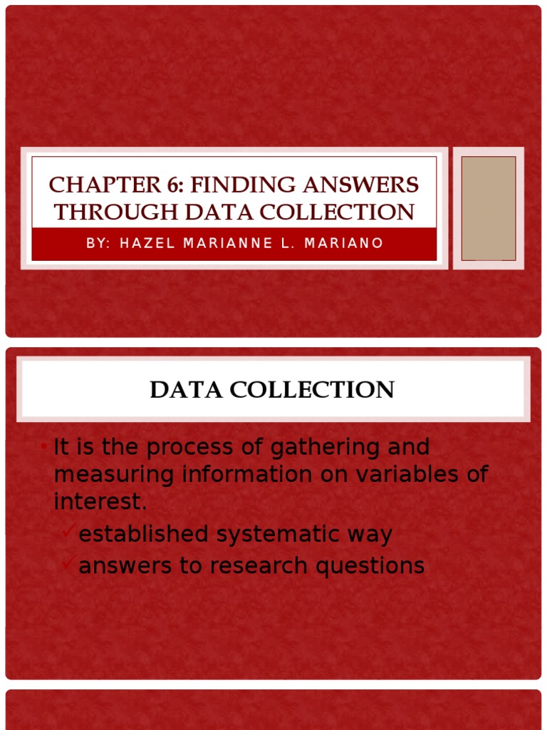 Guide to Data Collection Methods and Their Application in Gathering