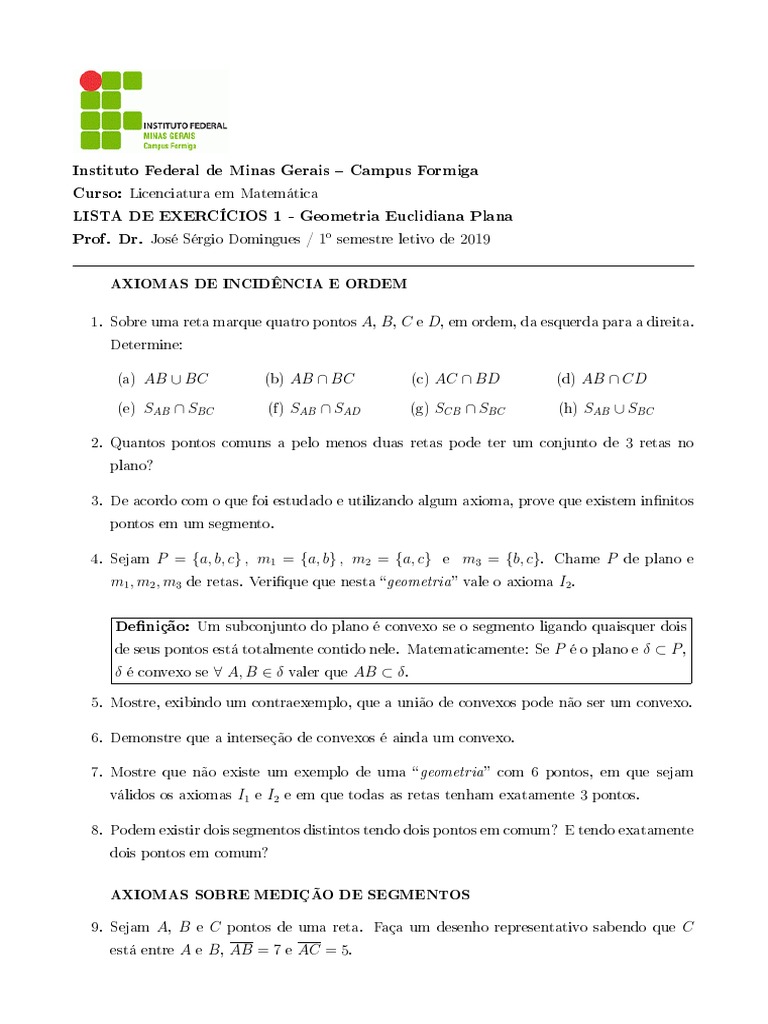 Lista 1 - Alunos PDF | PDF