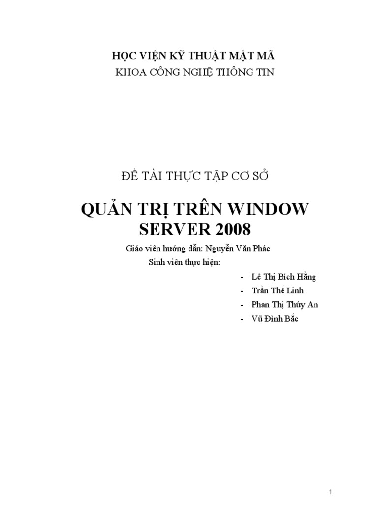 Windows Server 2008 | PDF