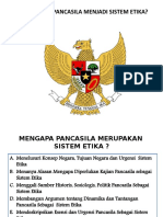 Pancasila Sebagai Sistem Etika