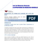 Diagnostic Et Prise en Charge de L'hta