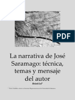 José Saramago y Su Tecnica