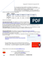 Guía N°7 - 4°básico - Matemática - Clases Del 29 y 30 de Abril