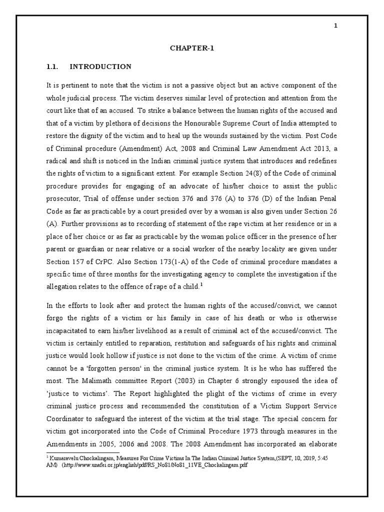 Victim Rights in India's Criminal Justice | PDF | Victimology | Crime ...