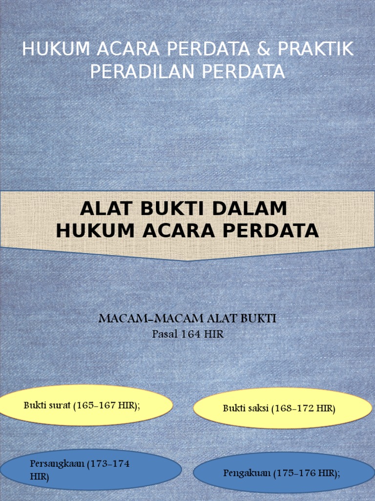Alat Bukti | PDF