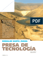 Presa de Tecnología: Embalse Santa Juana