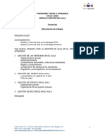 Gestión de Aula en El PTA PDF