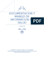 Documentacion y Manejo de Informacion en Salud