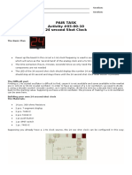 Pair Task Activity #03-00-10 24 Second Shot Clock