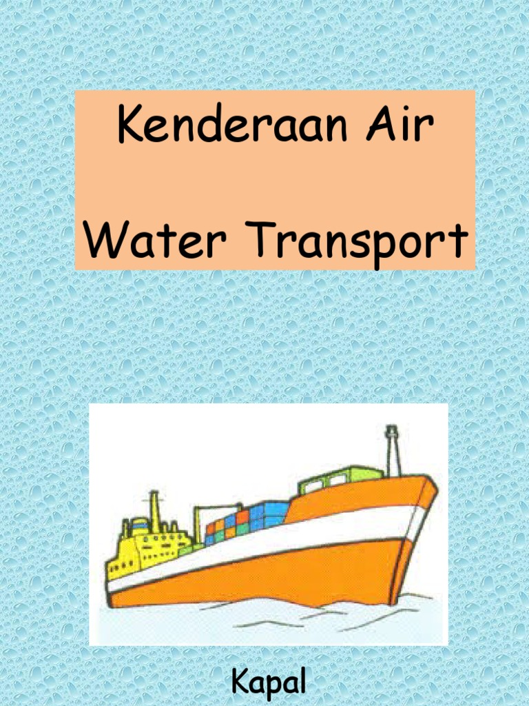 Kenderaan Air | PDF