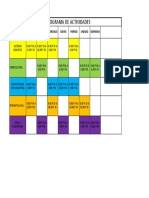 Cronograma de Actividades