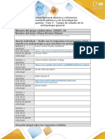 Formato Respuesta - Fase 2 - La Antropología y Su Campo de Estudio Consolidado V1