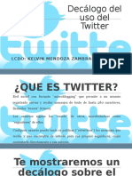 Decálogo - Uso de La Red Social Twitter