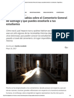 7 Datos Que No Sabías Sobre El Cementerio General de Santiago y Que Puedes Enseñarle A Tus Estudiantes - Elige Educar