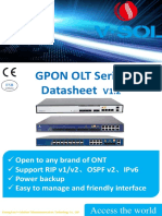 VSOL GPON OLT Datasheet V1.2 PDF