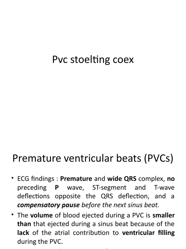 Pemahaman PVC dan Penanganannya | PDF | Cardiology | Cardiovascular ...