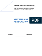 Sistemas de Produccion: JUNIOR BELISARIO CI: 28.341.133