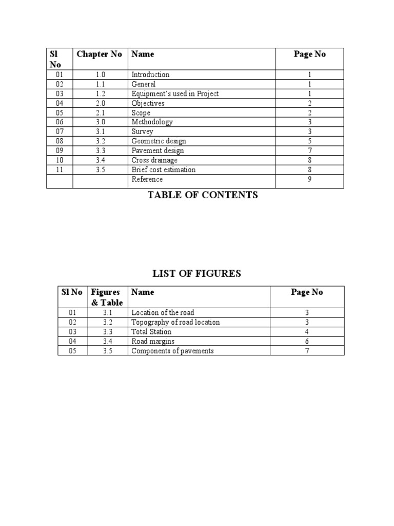 Phase 1 Report Village Road | PDF