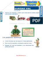 Seguridad Vial para Tercer Grado de Primaria