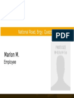 Employee ID Sample