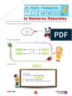 División de Números Naturales para Cuarto de Primaria