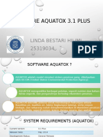 Software Aquatox 3.1 Plus: Linda Bestari Hilimi 25319034