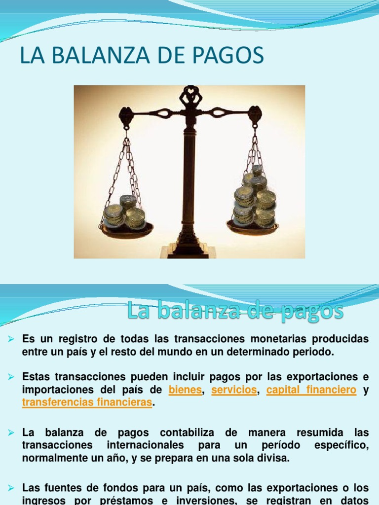 Estructura y Función de la Balanza de Pagos | PDF | Finanzas y dinero