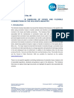 SIA Guidance Note 60 Safe Handling of Flexible Hoses and Connections in The Solvents Industry