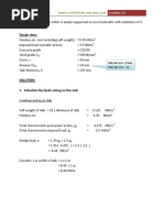 Example 3.3 - Simply Supported One Way Slab PDF