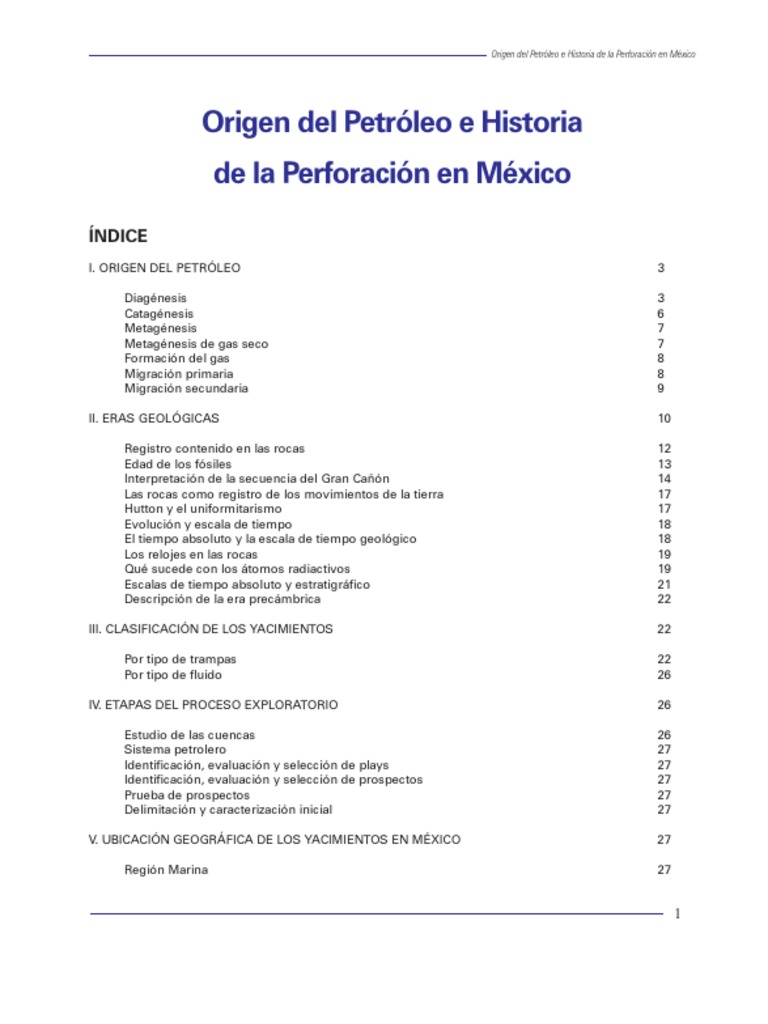 Origen Del Petroleo e Historia PDF | PDF | Depósito de petróleo | Petróleo
