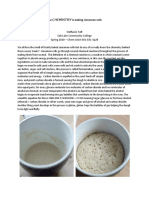 Chemistry Related To Baking Cinnamon Rolls