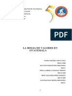 Bolsa de Valores en Guatemala 1.