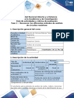 Guía de Actividades y Rúbrica de Evaluación - Fase 2 - Reconocer Los Diferentes Métodos de Análisis de Circuitos Resistivos