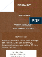 Reaksi Fusi