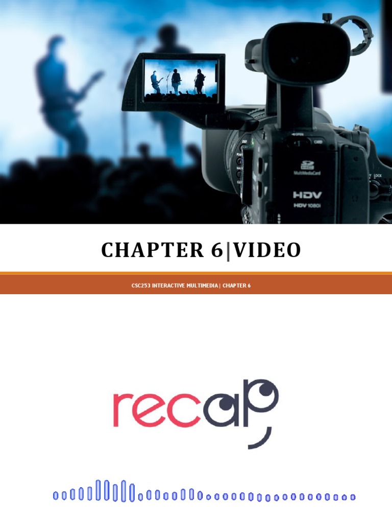 Video: Csc253 Interactive Multimedia - Chapter 6 | PDF | Video | Data ...